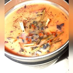 𝅺HAND Crafted Pumpkin Lavender all natural candle